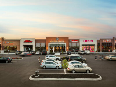 Retail crossing development property by Hogan real estate