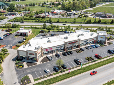 Aerial view of Shopping Center